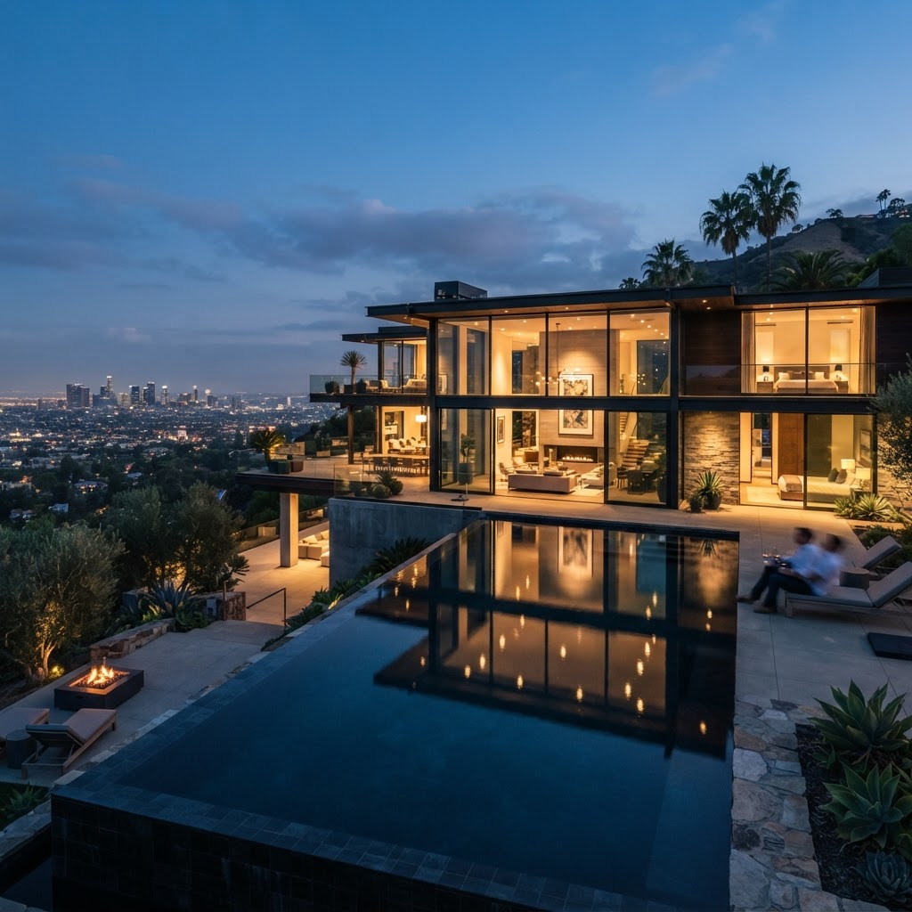 Bel-Air Glass Pavilion Estate