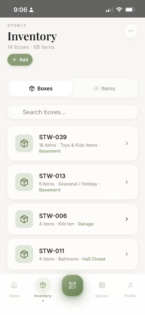 Box Inventory