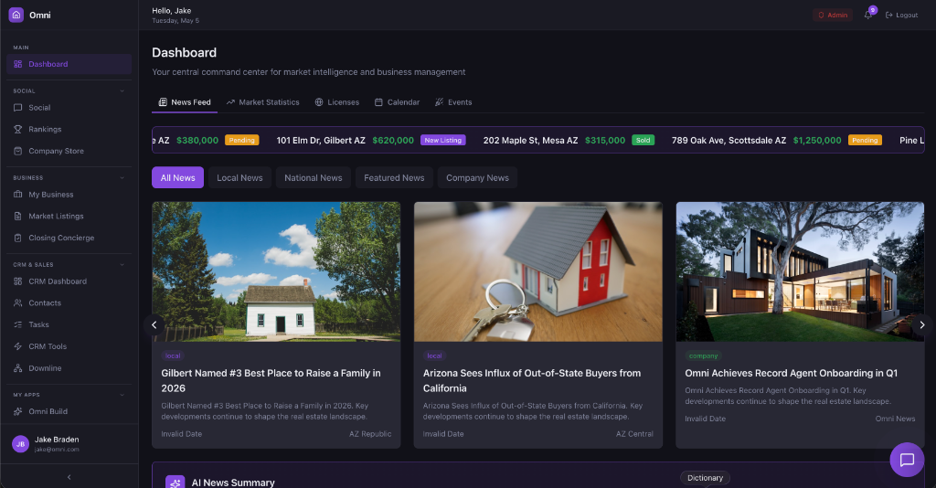 Omni Dashboard