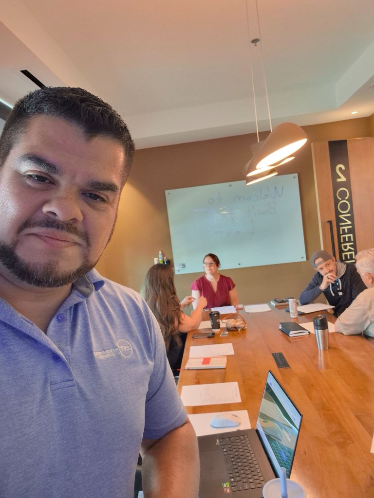 Built to Last networking meeting selfie