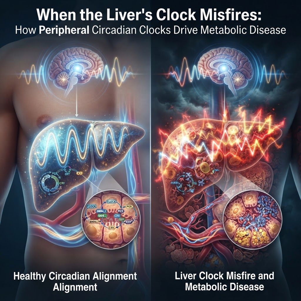 When the Liver's Clock Misfires: How Peripheral Circadian Clocks Drive Metabolic Disease