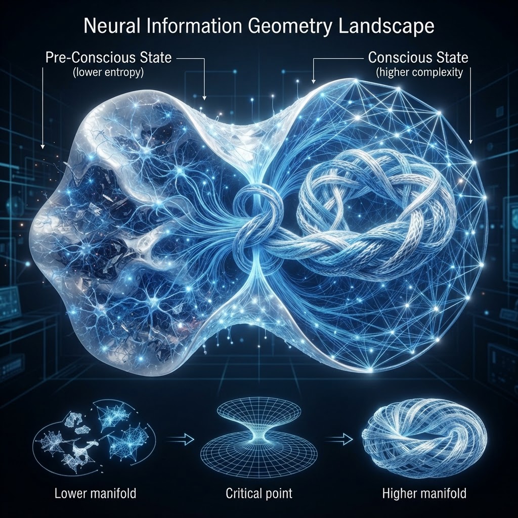 Consciousness as a Topological Phase Transition in Neural Information Geometry