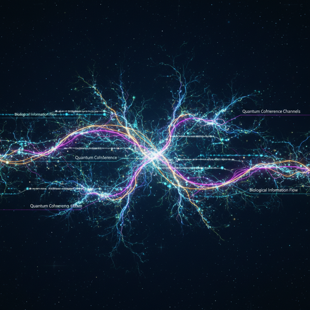 Quantum Coherence Channels Enable Robust Biological Information Flow