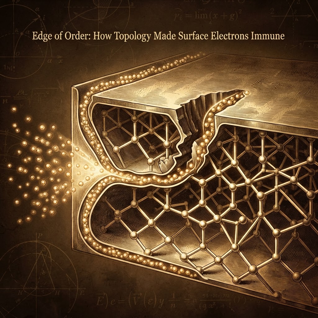 Edge of Order: How Topology Made Surface Electrons Immune