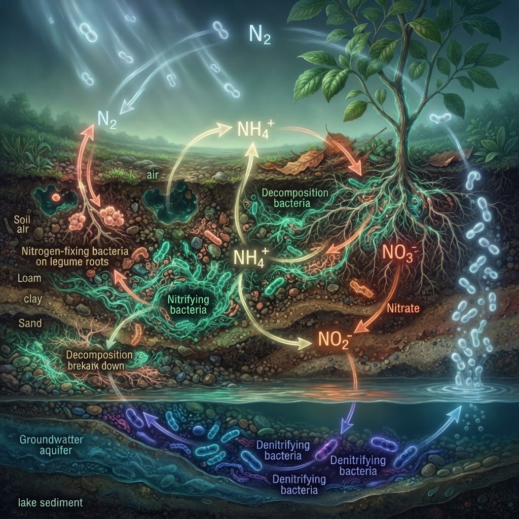 How invisible engineers — bacteria — run the nitrogen economy of Earth