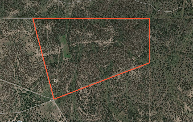 Aerial view of El Chital Ranch sprawling Texas landscape