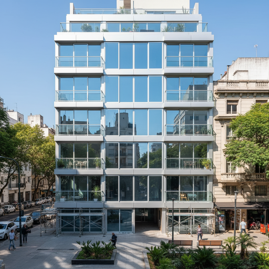 Edificio en Aluminio