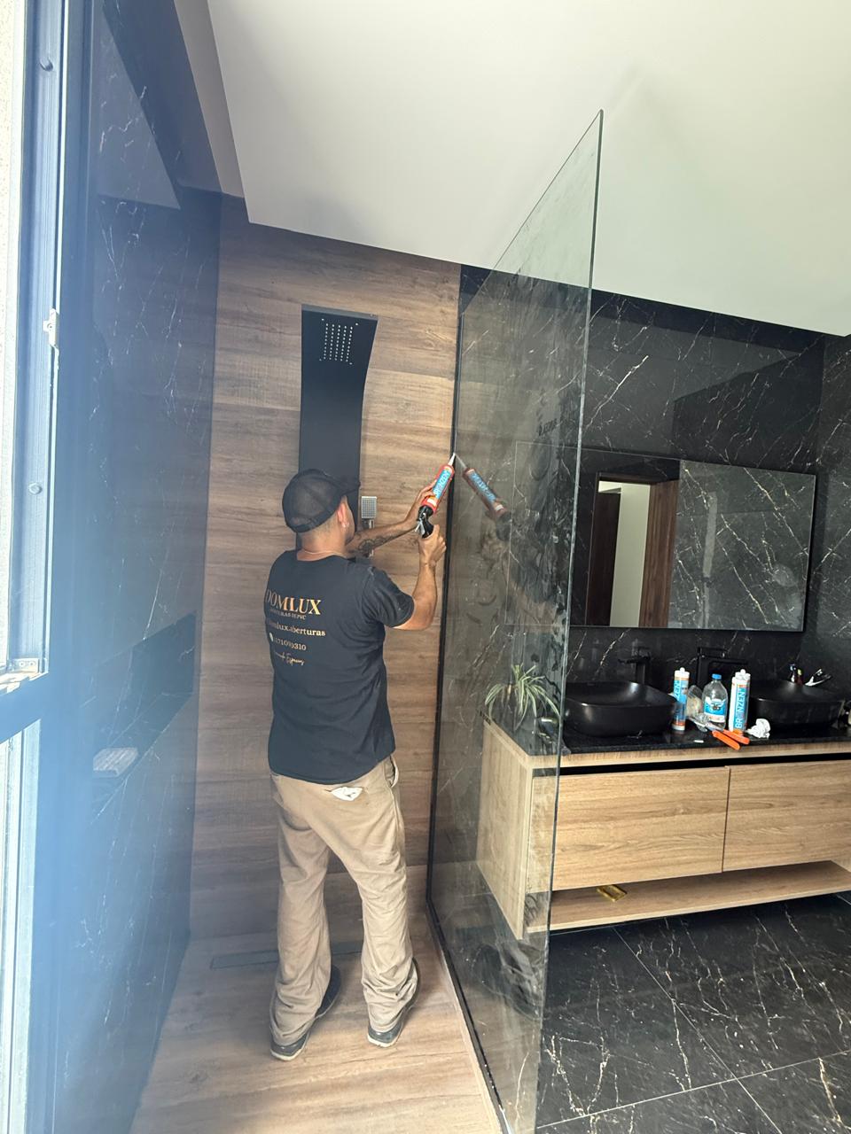 Mampara de Vidrio para Baño