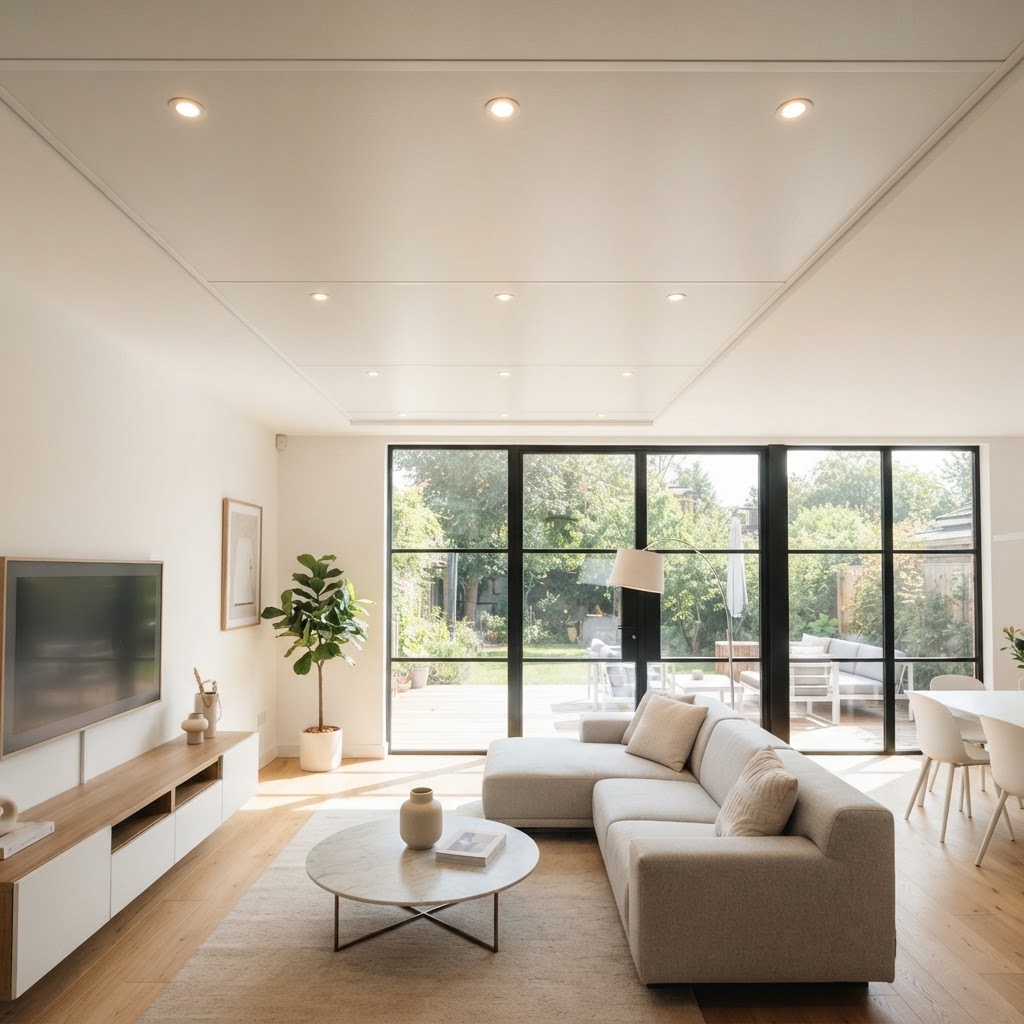Cielo Raso de PVC de PVC y Interior y Aislación fabricadas a medida por Domlux Aberturas