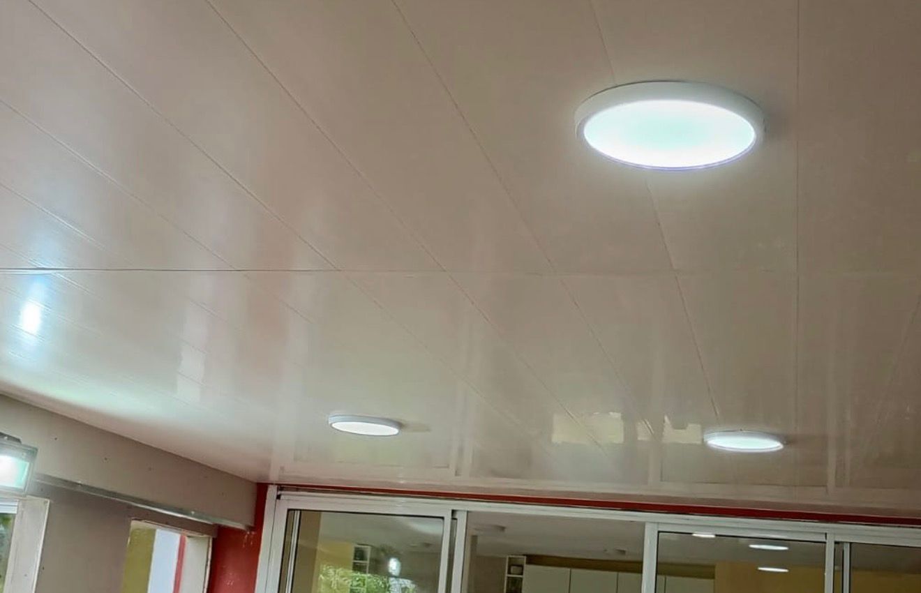Cielorraso de PVC Blanco