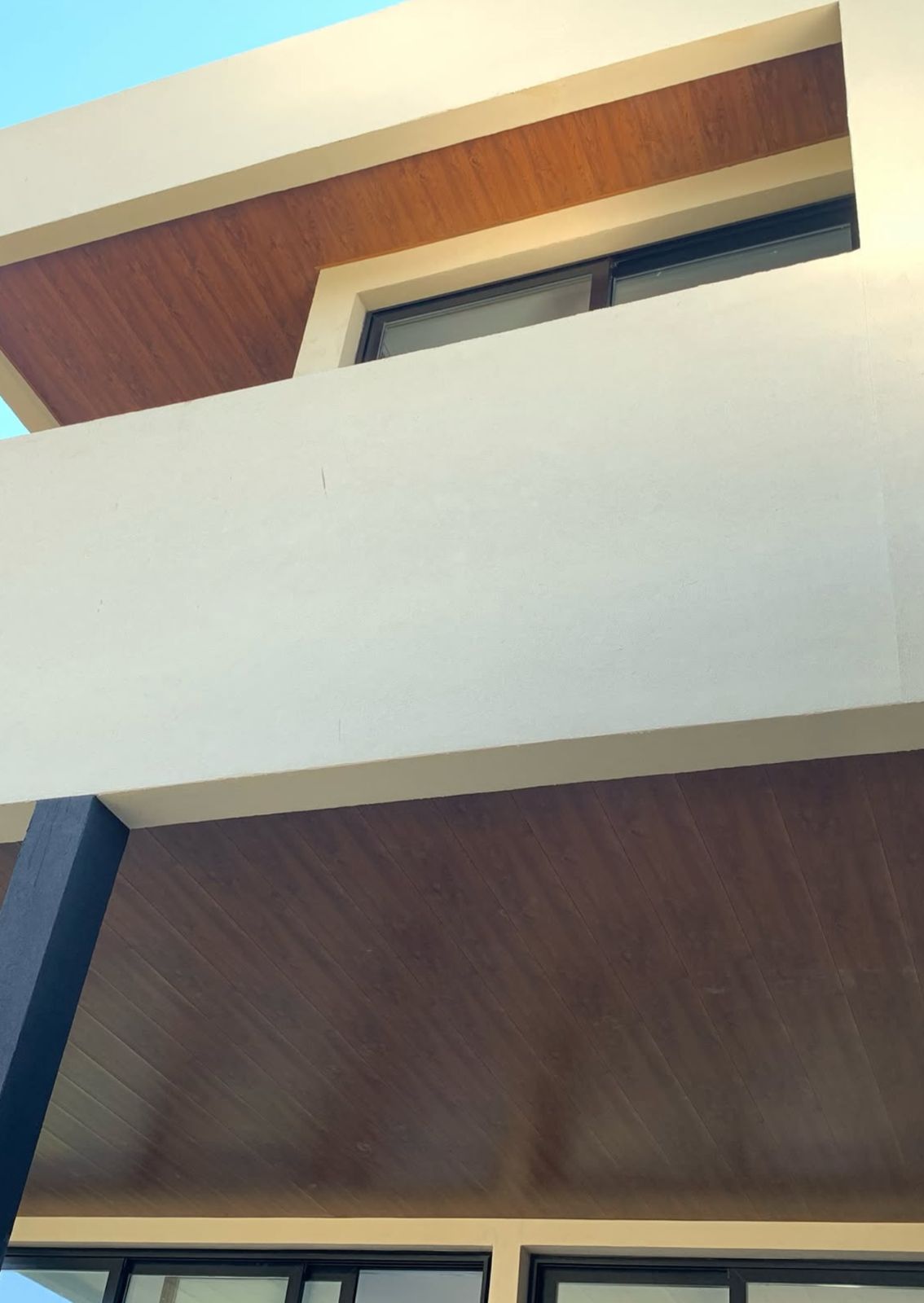 Fachada con Revestimiento de Madera