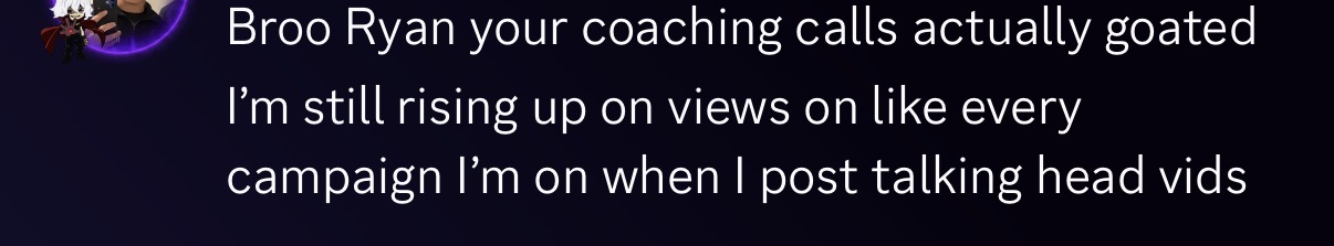 Client feedback