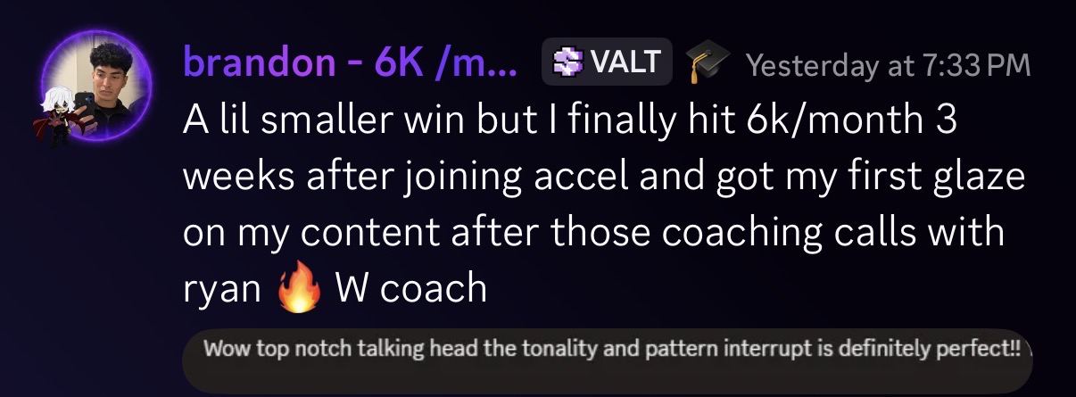 Client feedback