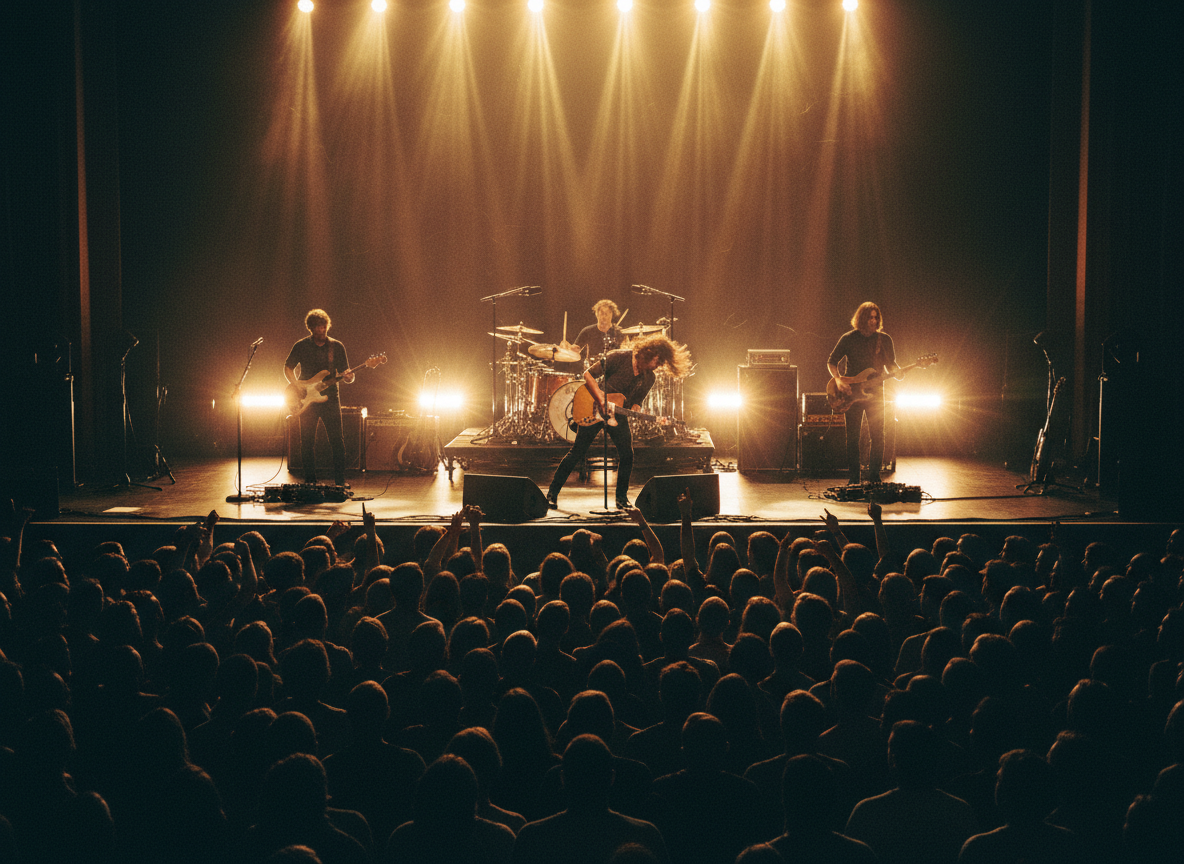 Live performance on stage