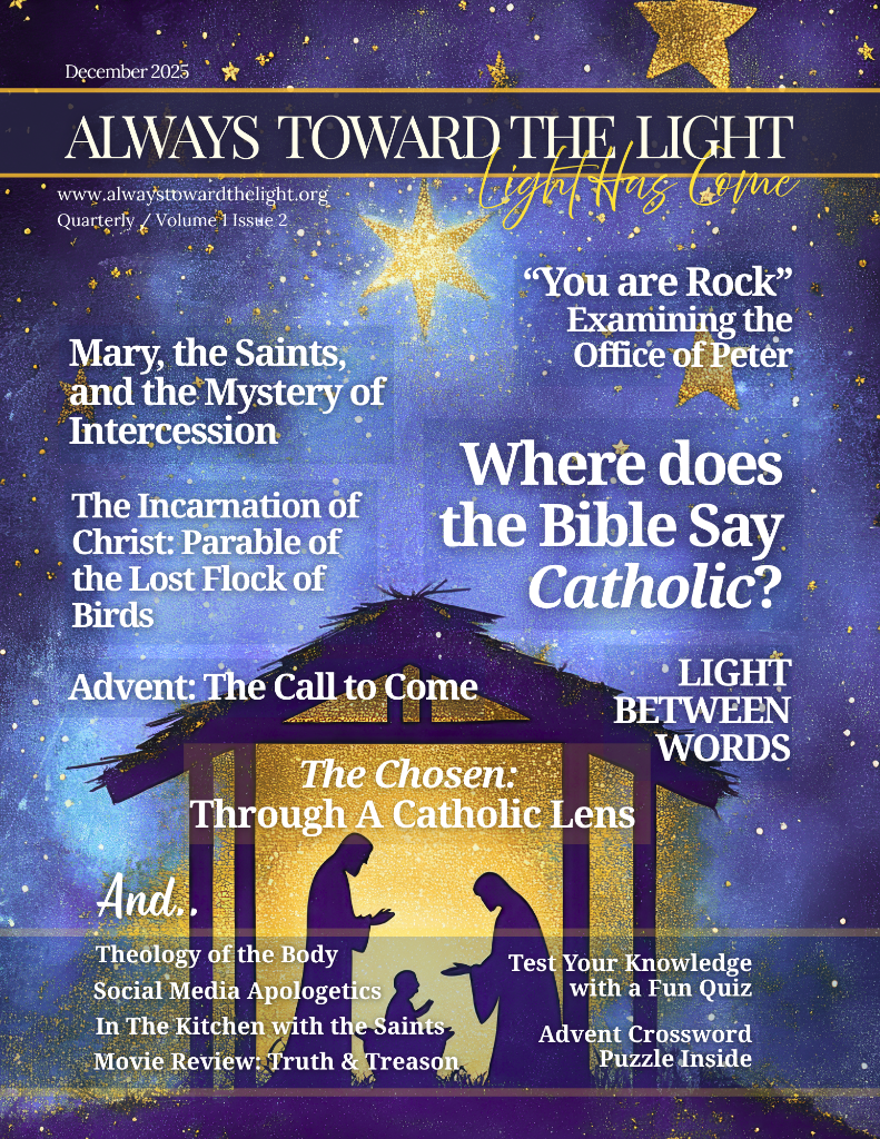 Always Toward the Light — December 2025 Magazine Cover