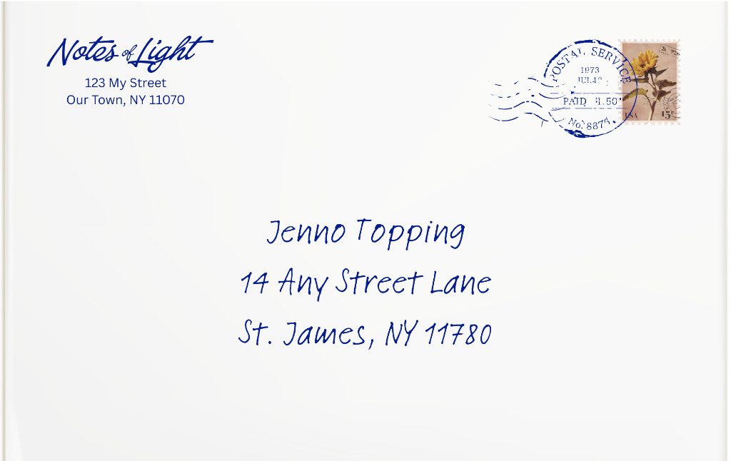 Addressed envelope