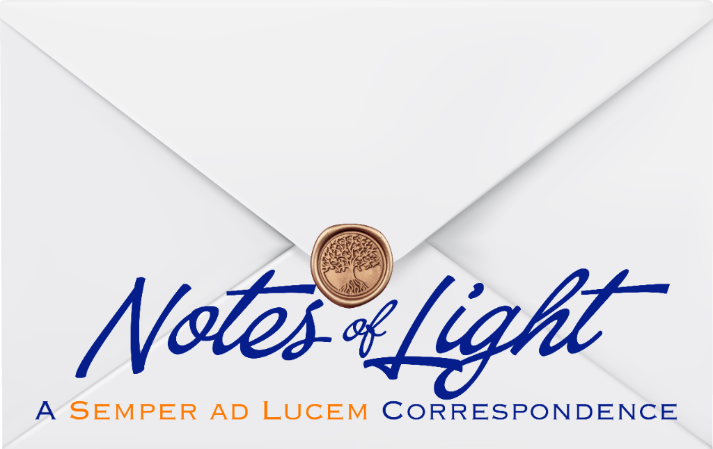 Notes of Light sealed envelope