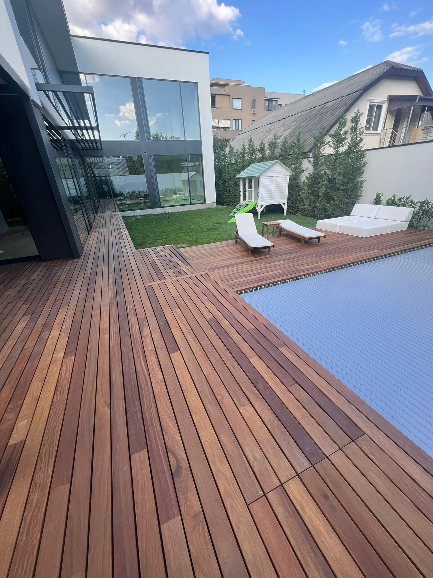 Chișinău Pool Villa - decking and cladding - Chișinău, Republic of Moldova - Floors4You
