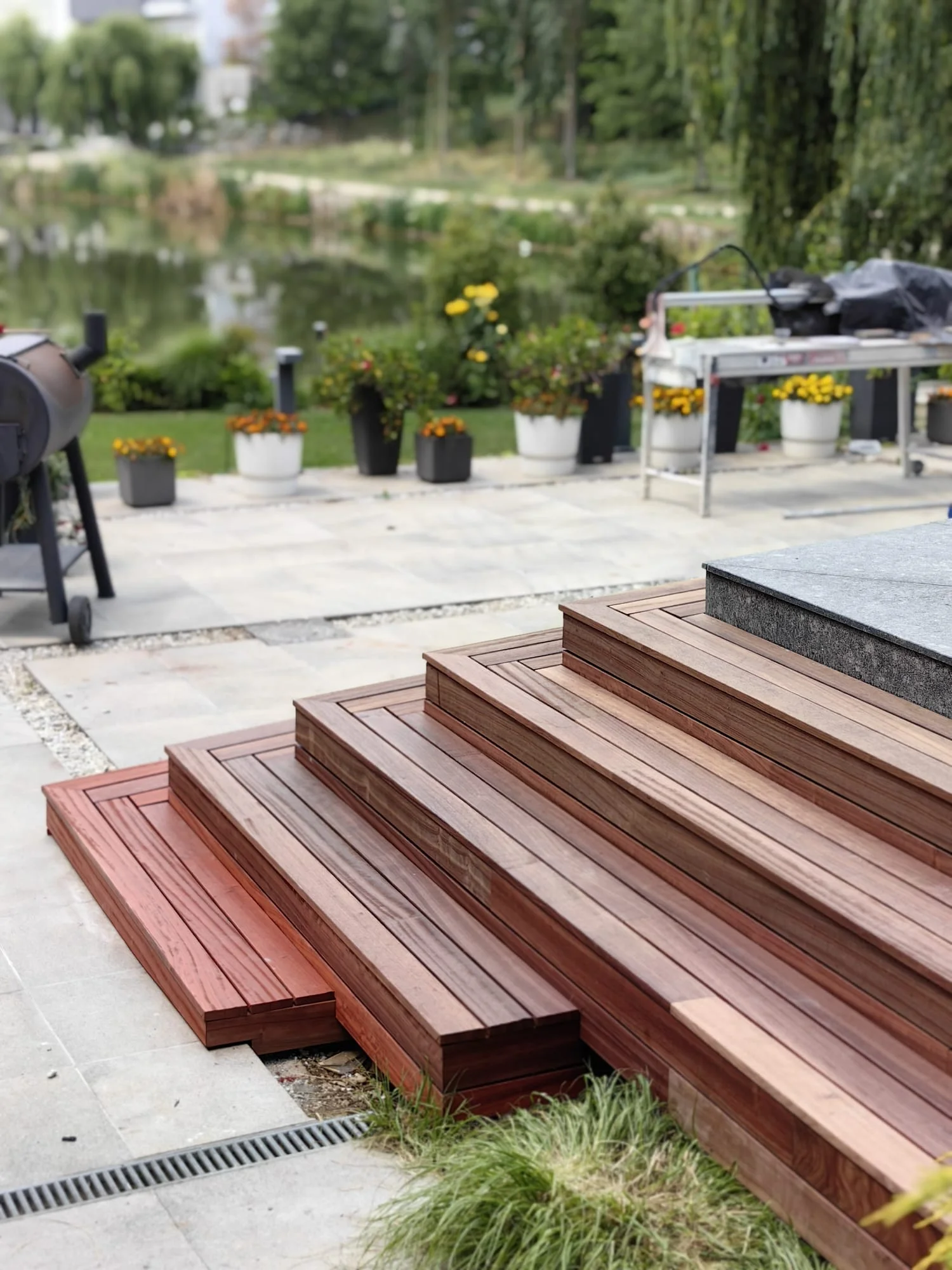Corbeanca Padauk Steps – trepte exterioare din Padauk – Corbeanca, Ilfov – Floors4You