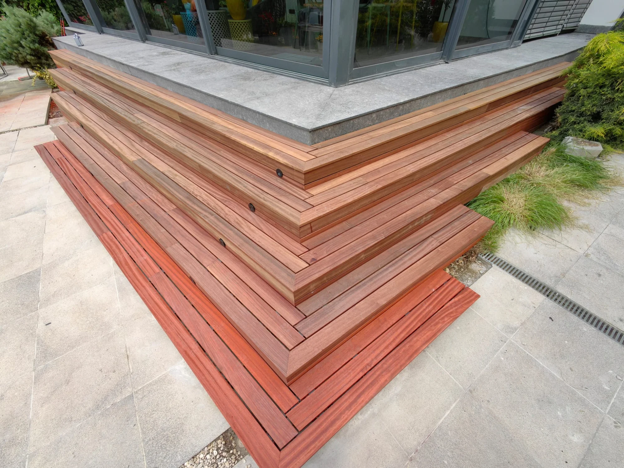 Corbeanca Padauk Steps – trepte exterioare din Padauk – Corbeanca, Ilfov – Floors4You