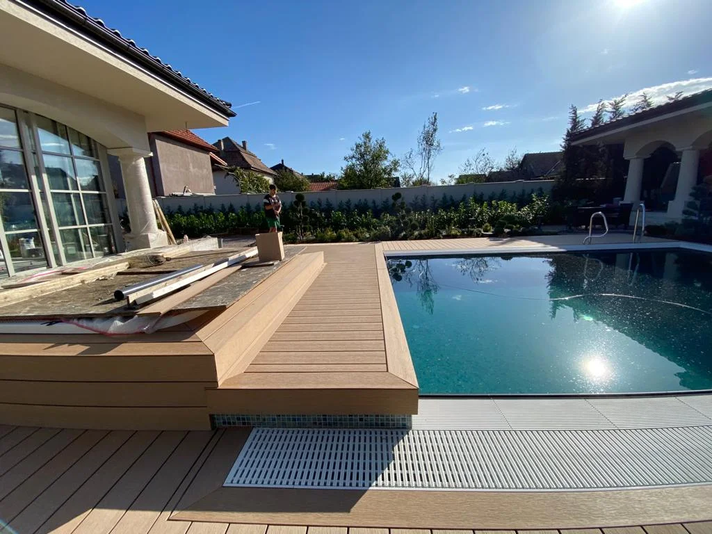 WPC Pool Villa - WPC pool decking - Oradea - Floors4You