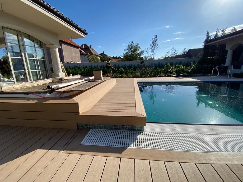 WPC Pool Villa - WPC pool decking - Oradea - Floors4You
