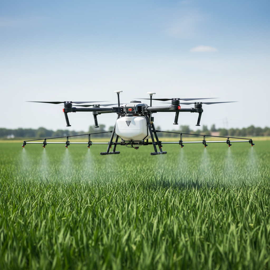 ¿Qué es la fumigación con drones?