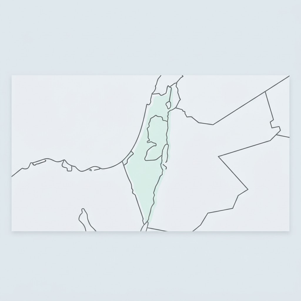 خريطة فلسطين