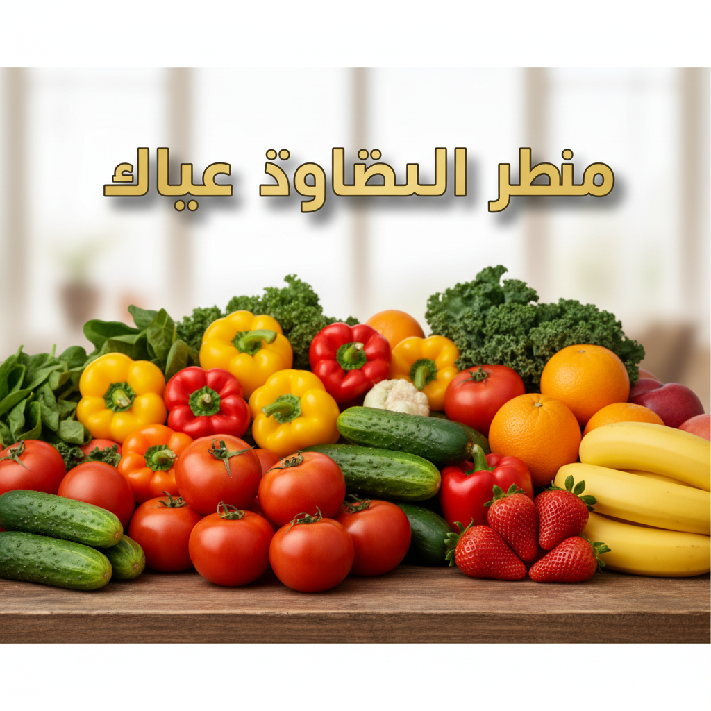 خضار وفواكه طازة