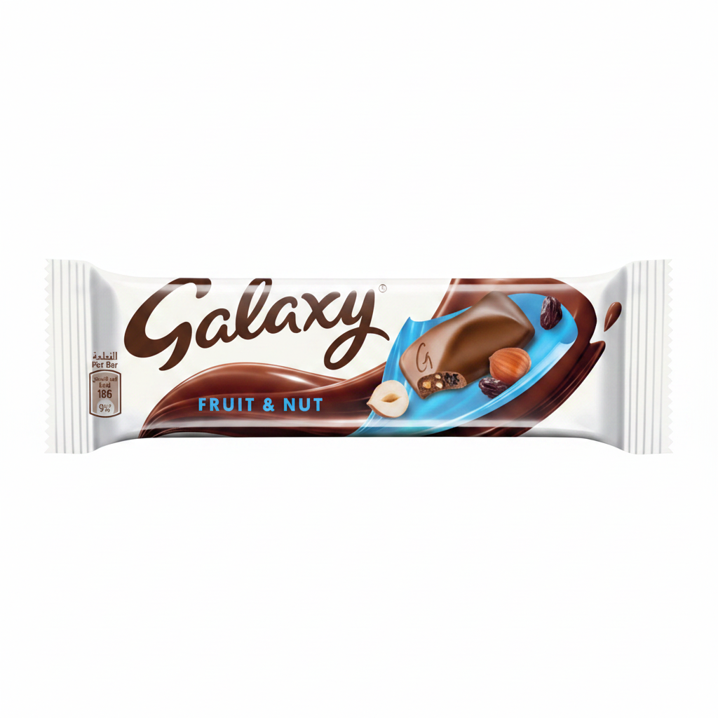 galaxy 36g-شوكولاته جالاكسي 36غم - زبيب و بندق 