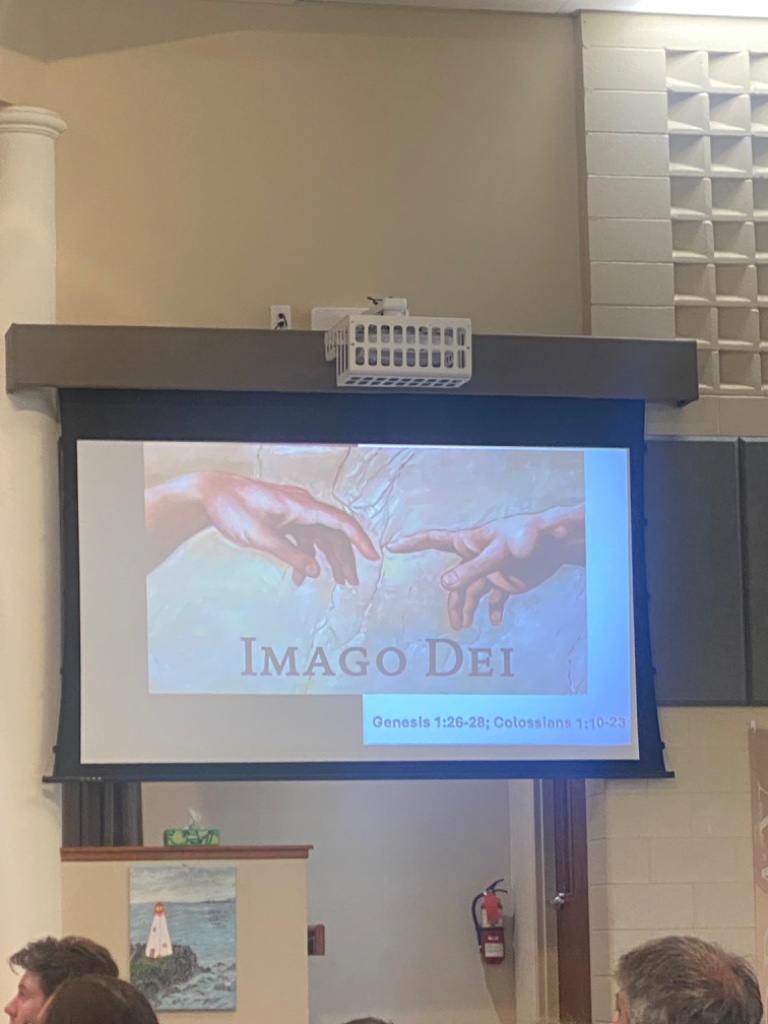 Imago Dei sermon projection