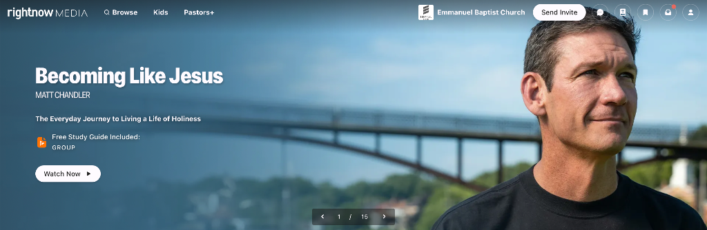 Becoming Like Jesus — Matt Chandler on Right Now Media