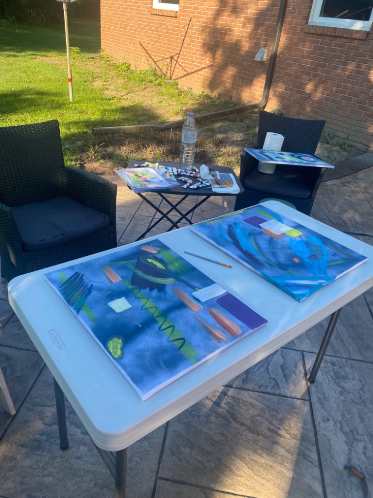 An Afternoon of Painting in the Backyard photo 3