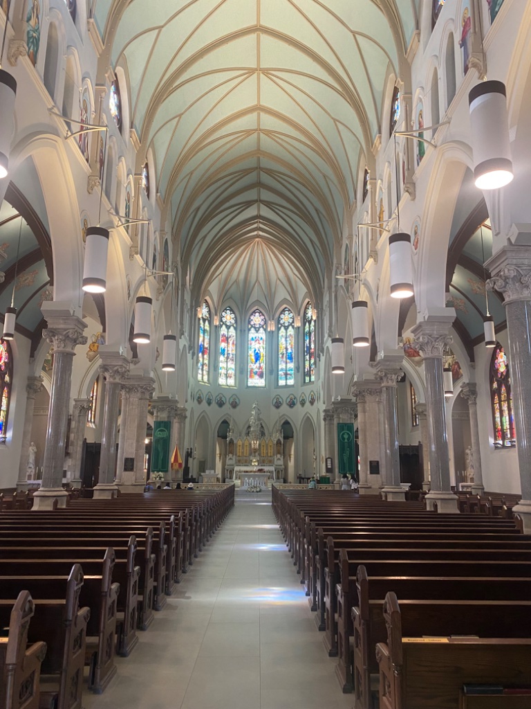 Central nave looking toward the high altar
