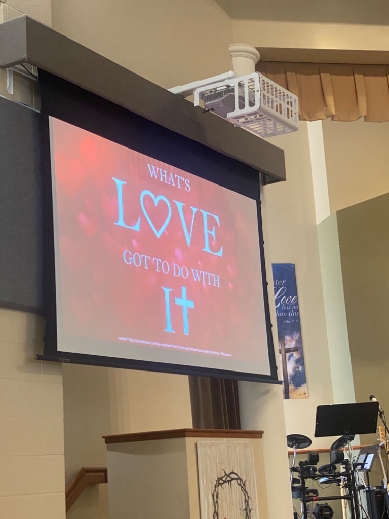 What's Love Got To Do With It sermon slide