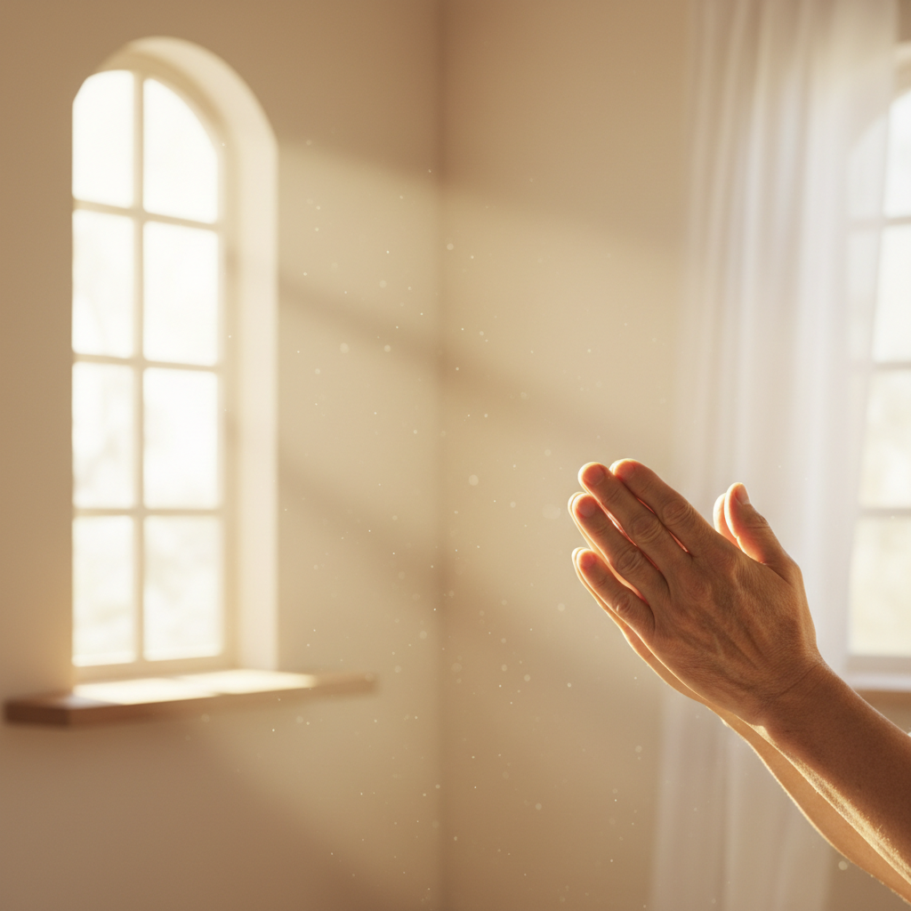 Hands in prayer