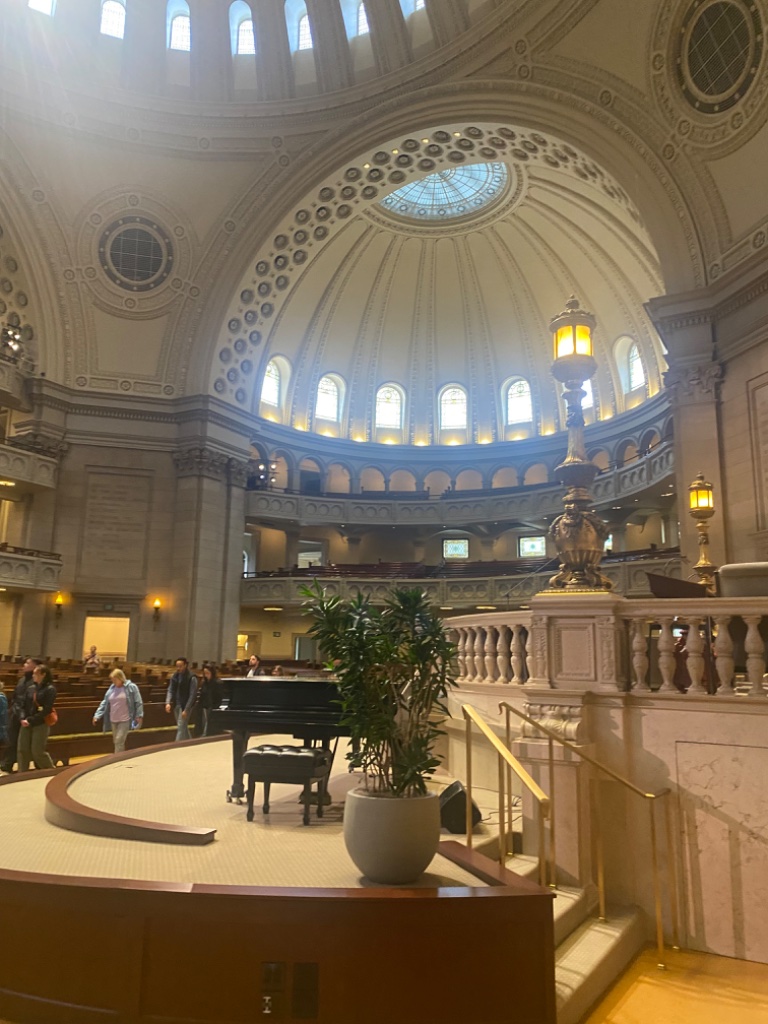 Interior dome and piano