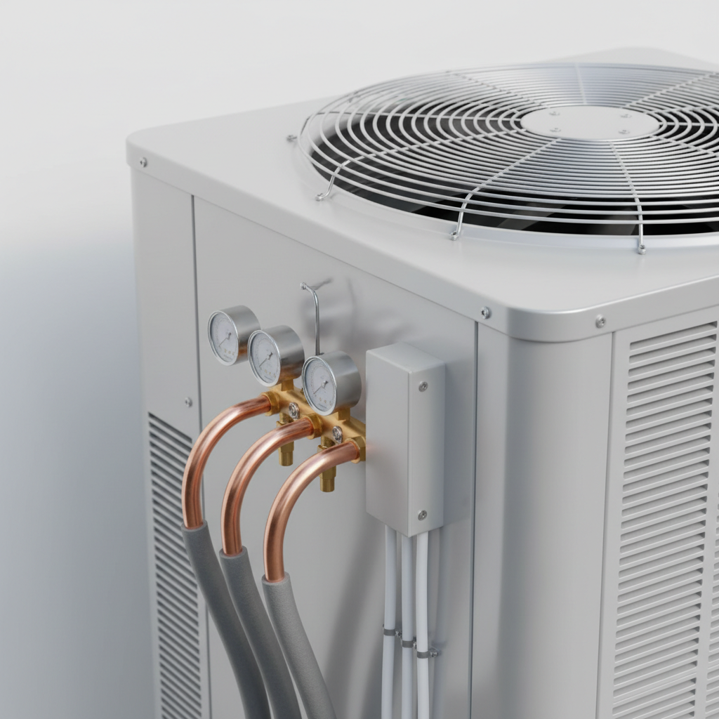 Professional HVAC system inspection