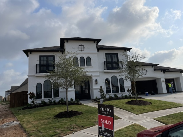 Henson Home Inspection on site at a new construction home in the Katy area