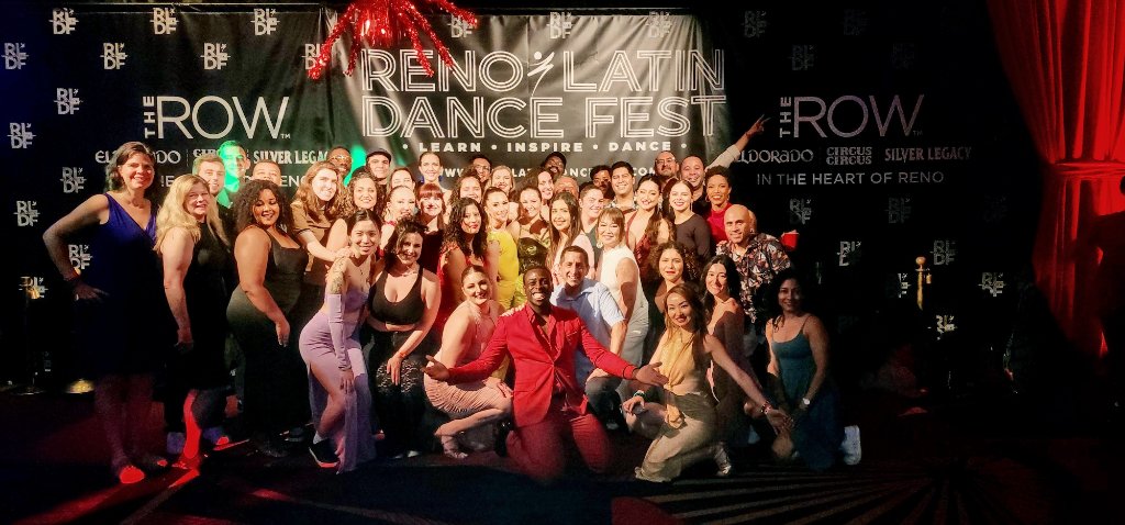 Dance performance at Reno Latin Dance Fest