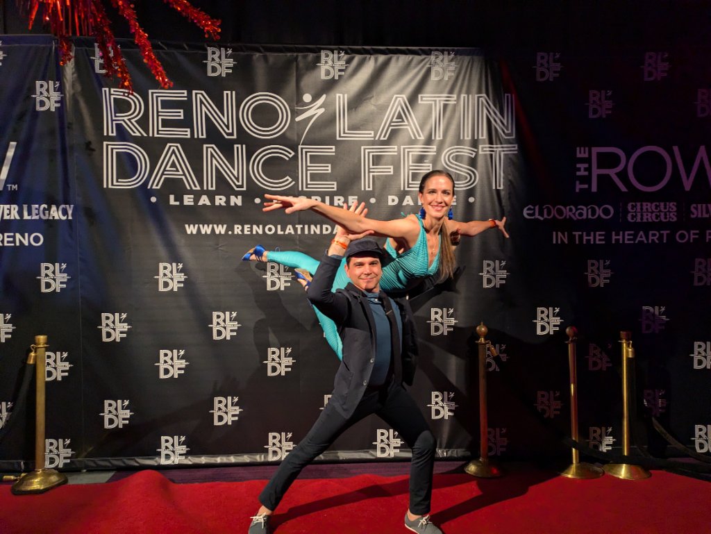 Reno Latin Dance Fest group photo with FBWL crew