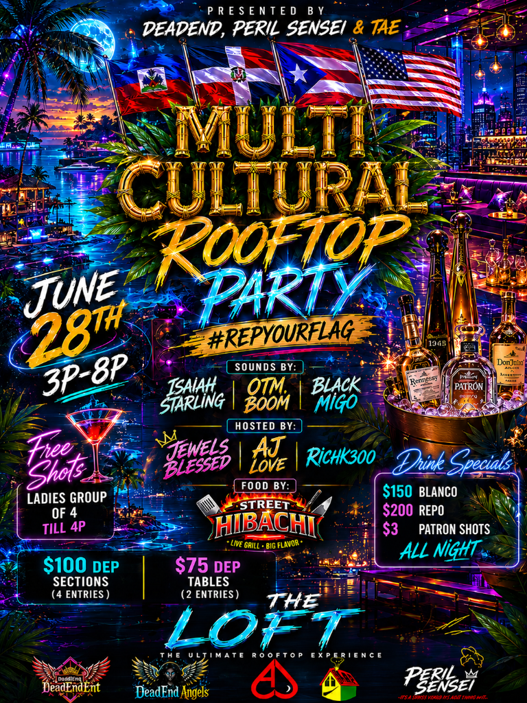 Multicultural Rooftop Party