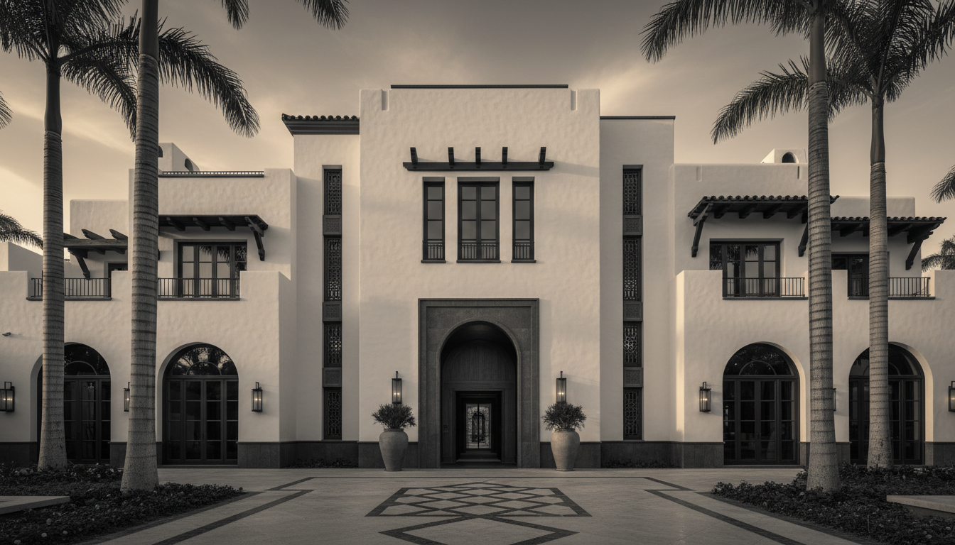 Luxury hotel exterior