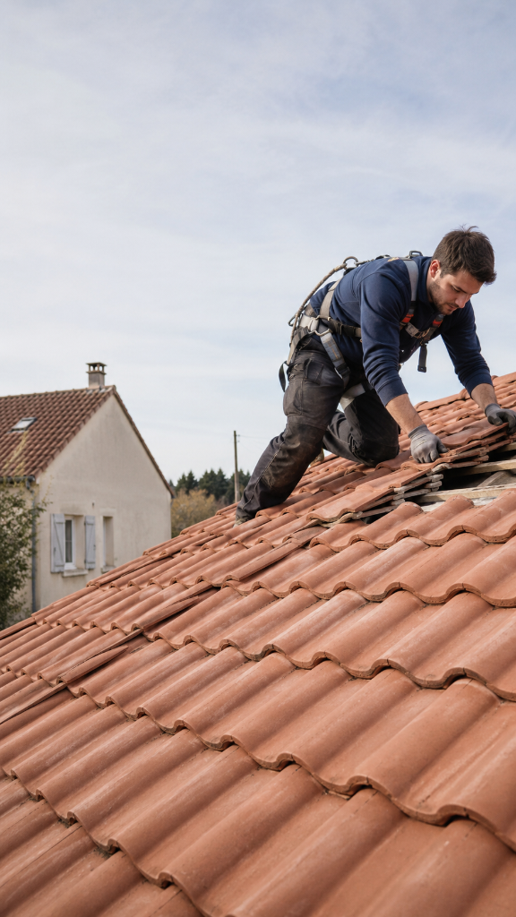 Illustration de l’activité toiture et couverture de SKYTEK