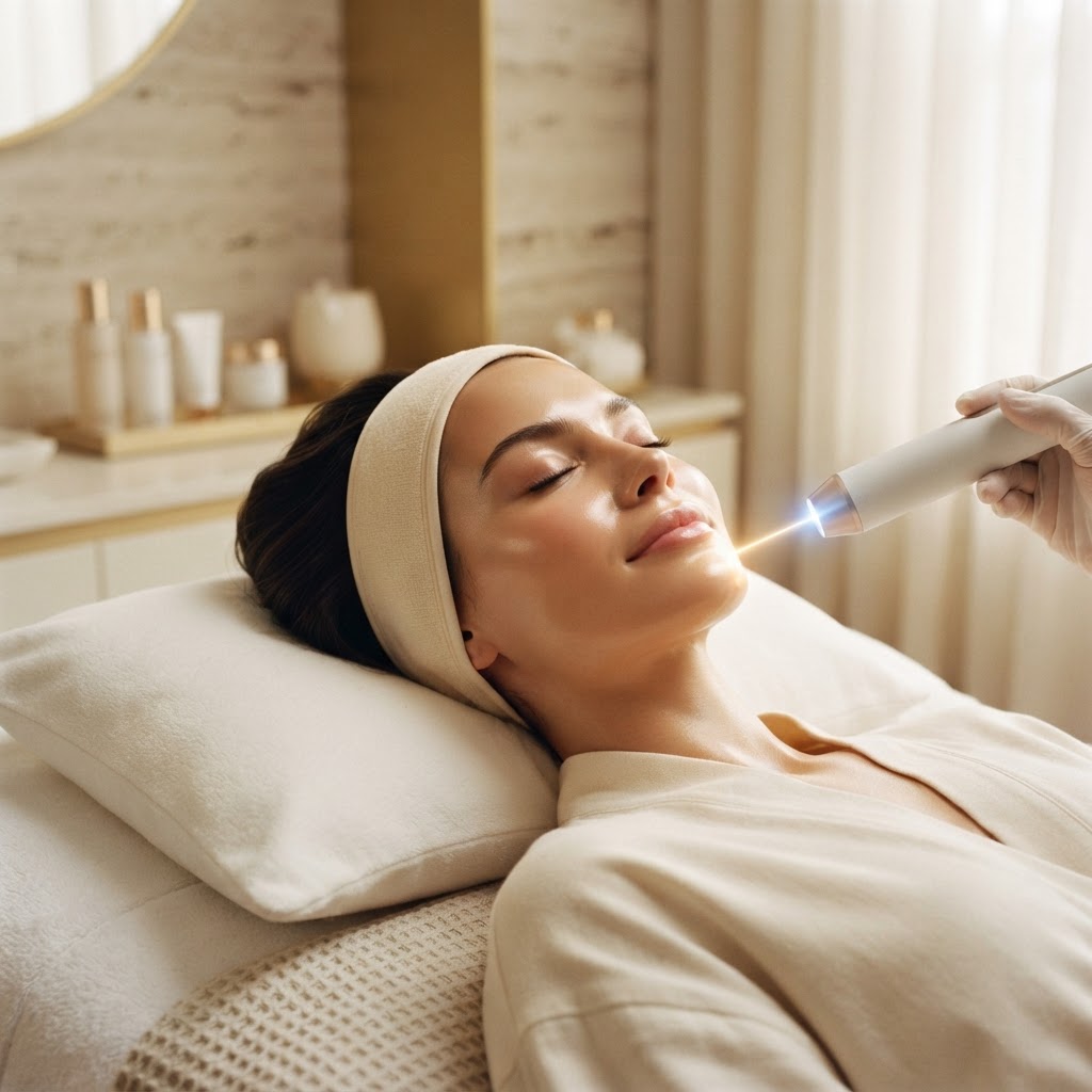 Bright, clear skin after LaseMD Ultra laser treatment at Skiin Clinics Manchester