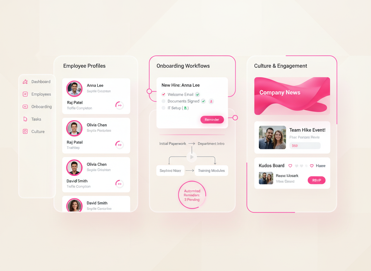 Module Core HR du logiciel RH HRFlow - Fonctionnalité de gestion des ressources humaines suisse