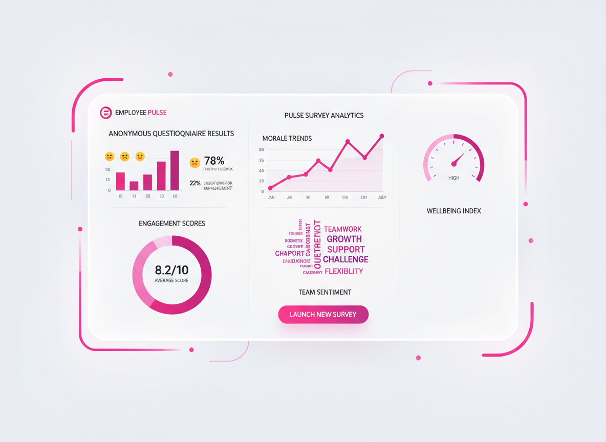 Module Soddisfazione & Coinvolgimento du logiciel RH HRFlow - Fonctionnalité de gestion des ressources humaines suisse