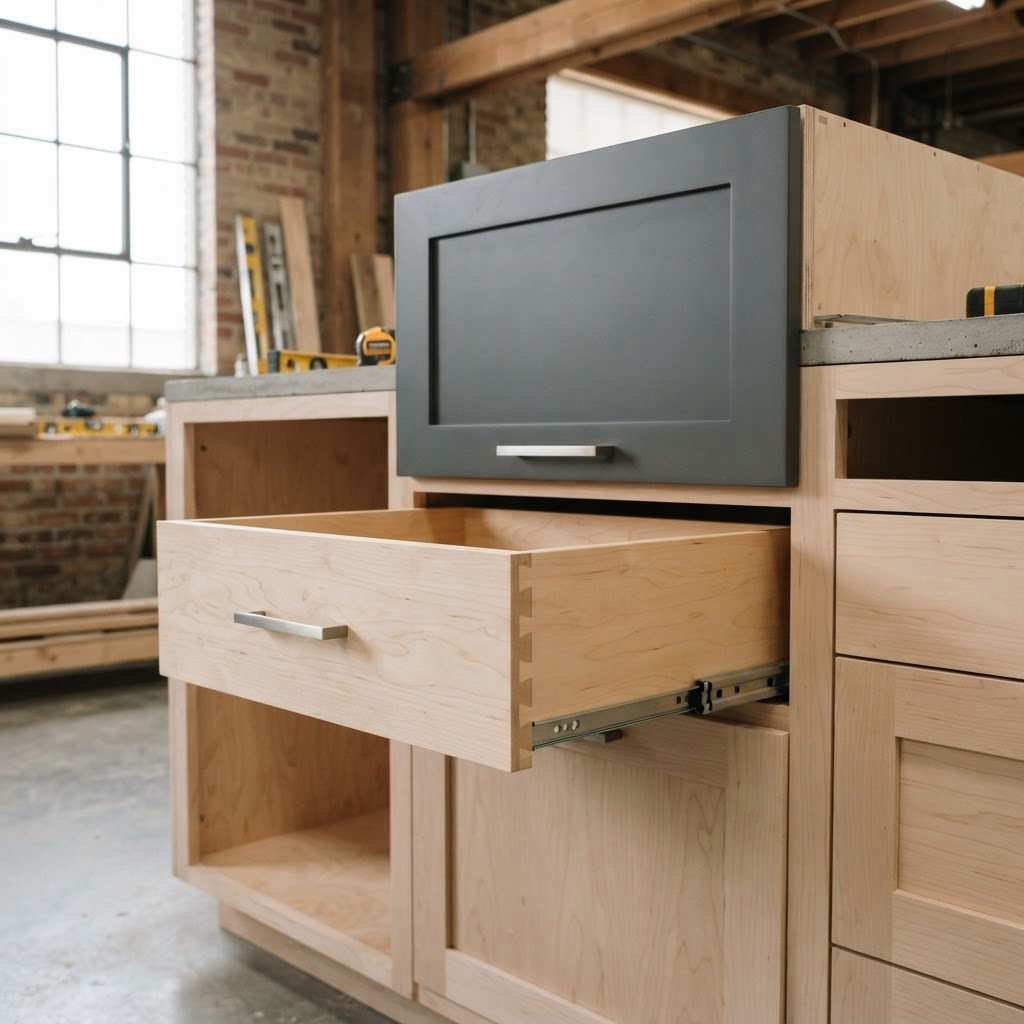 Standardizing Quality: Why Dovetail Drawer Boxes and Full-Overlay Shaker Doors are the Modern Builder Essential
