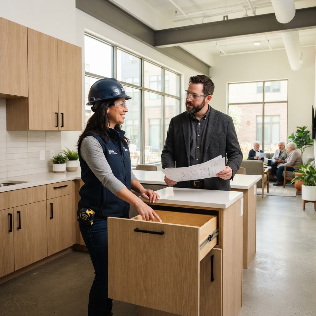 Specifying Cabinets for Senior Housing and Multifamily Developments: A Builder’s Guide