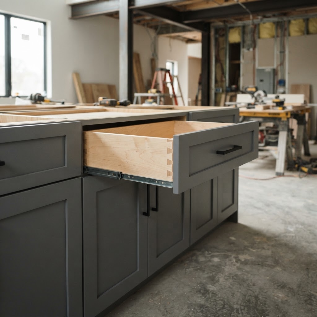 Beyond the Aesthetic: Why Dovetail Drawers and Full-Overlay Shaker Doors are the Modern Builder Standard